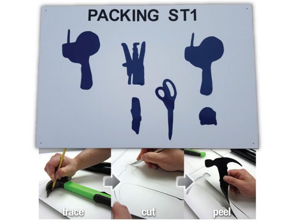 5S Shadow Board Stickers - 305mm wide x 5m long 39 colours to choose from (Gloss or Matt Finish) - SKU-8899 - Image 4
