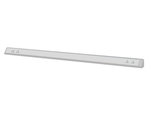 Bott Electrical Socket Panel Strip - Service Duct with 4X U. K. Sockets. WxDxH: 1500X100X108mm White _SKU-11042235