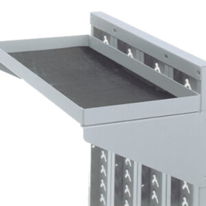 Bott End Shelf for CNC High Capacity Trolley. - WxDxH: 270X600X35mm Ral 7035 _SKU-12102084.16
