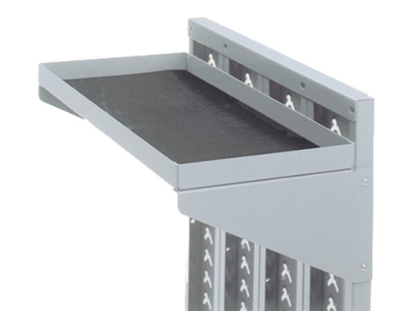 Bott End Shelf for CNC High Capacity Trolley. - WxDxH: 270X600X35mm Ral 7035 _SKU-12102084.16