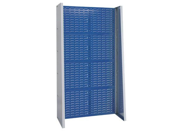 Bott CNC Tool-Rack Storage System - CNC Freestanding Louvre Panel Rack 8 Panel Double Sided Starter. WxDxH: 1015X905X1835mm Ral 7035/5010 _SKU-12102094.11