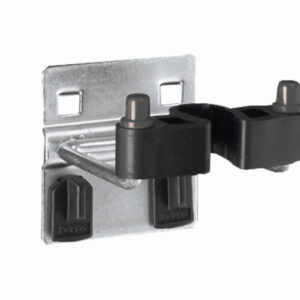 Perfo Flexible Tool Clamp 25-40mm with Wide Backplate - Dia 25-40mm. WxDxH: 85X92X69mm Zinc Plated / Black _SKU-12626026