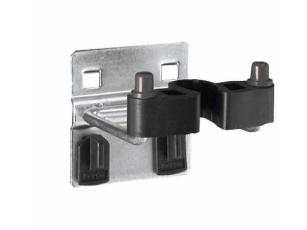 Perfo Flexible Tool Clamp 25-40mm with Wide Backplate - Dia 25-40mm. WxDxH: 85X92X69mm Zinc Plated / Black _SKU-12626026