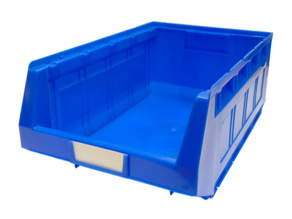 6 Plastic Parts Bins In Blue - Plastic Bin Kit 2005 (Pack of 6). WxDxH: 303X485X190mm Blue _SKU-13020418
