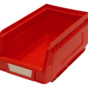 Red Plastic Parts Storage Bins - Plastic Bin Kit 2002 (Pack of 24). WxDxH: 103X165X83mm Red _SKU-13031028