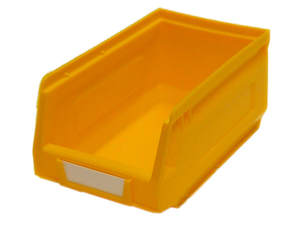 Yellow Plastic Parts Storage Bins - Plastic Bin Kit 2002 (Pack of 24). WxDxH: 103X165X83mm Yellow _SKU-13031029