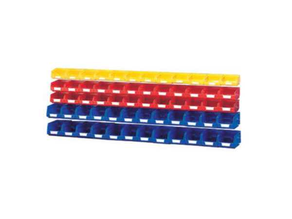Plastic Parts Bin Kit - Pack of 60 Bins In Mixed Colours _SKU-13031167