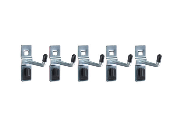 Perfo Hook 100mm Dia 6mm - Pack of 5. WxDxH: 20X100X60mm Zinc Plated _SKU-14001147