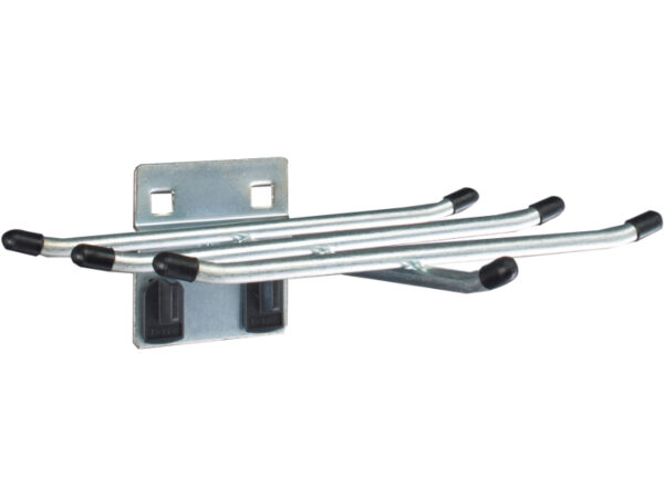 Tool Pegboard Perfo 7 Prong Tool Holder - Pack of 5. WxDxH: 170X150X60mm Zinc Plated _SKU-14006002