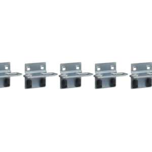 Tool Pegboard U Holder L 20 / W 56mm Dia 6mm - Pack of 5. WxDxH: 63X42X60mm Zinc Plated _SKU-14010017