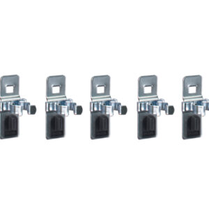Pegboard Perfo Spring Clip 19-25mm - Pack of 5. WxDxH: 30X46X60mm Zinc Plated _SKU-14013067