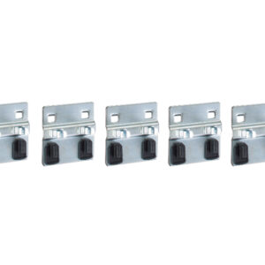 Tool Pegboard Double Spring Clip 10-13mm - Pack of 5. WxDxH: 60X28X60mm Zinc Plated _SKU-14013077