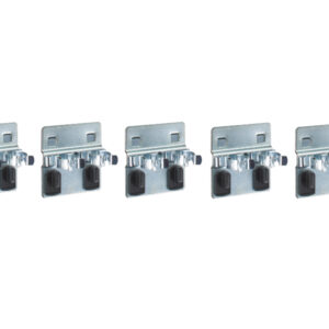 Bott Tool Pegboard Double Spring Clip 19-22mm - Perfo Double Spring Clip 19-22mm (Pack of 5). WxDxH: 60X46X60mm Zinc Plated _SKU-14013083