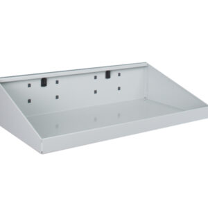 Perfo Shelf . WxDxH: 450X250X105/30mm - Perfo Shelf. WxDxH: 450X250X105/30mm Ral 7035 _SKU-14014031.16