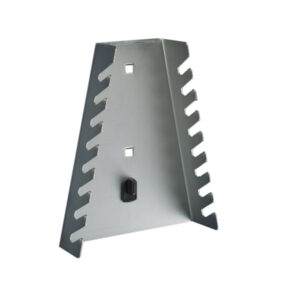 Tool Pegboard Perfo Spanner Holder with 8 Locations - WxDxH: 145X40X180mm Zinc Plated _SKU-14017002