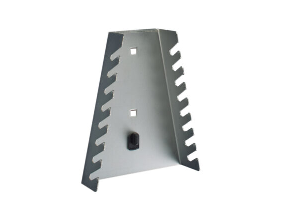 Tool Pegboard Perfo Spanner Holder with 8 Locations - WxDxH: 145X40X180mm Zinc Plated _SKU-14017002