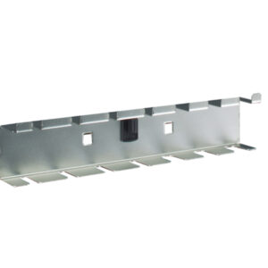 Tool Pegboard Perfo Screwdriver Holder with 7 Locations - WxDxH: 225X30X50mm Zinc Plated _SKU-14019007