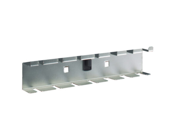 Tool Pegboard Perfo Screwdriver Holder with 7 Locations - WxDxH: 225X30X50mm Zinc Plated _SKU-14019007