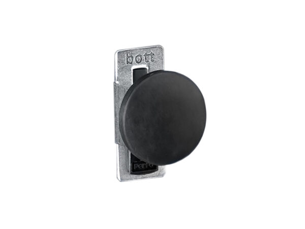 Tool Pegboard Magnet Holder - Dia 40mm. WxDxH: 25X28X60mm Zinc Plated/Black _SKU-14022035