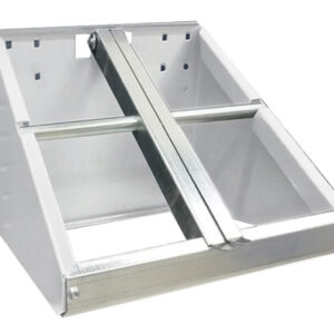 Perfo Sand Paper Roll Holder with Tear-off Plate. WxDxH: 315X295X250mm Ral 7035 _SKU-14022040.16V