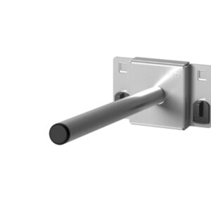 Perfo Spigot for Perfo Panels L 200mm - WxDxH: 95X220X60mm Ral 7035 _SKU-14022050.16