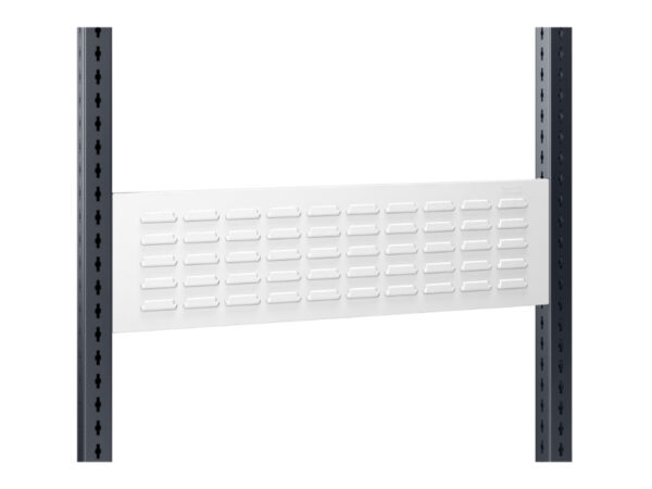 Louvred Rear Frame Panel - WxDxH: 848X36X240mm Ral 7035 _SKU-14025361.16