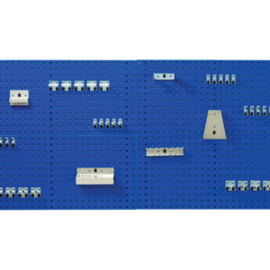 Tool Pegboard And Hooks - Perfo Panel And Hook Kit with 4X 1. 0M Panels And 40 Piece Hook Kit. WxDxH: 1000X200X2000mm In 4 Colours _SKU-14031422.11