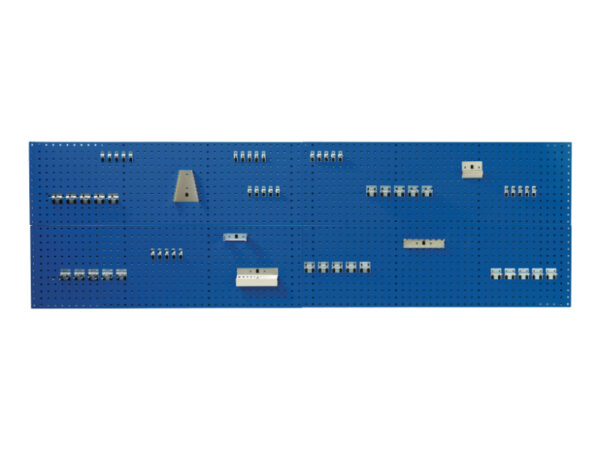 Pegboard Tool Storage - Perfo Panel And Hook Kit with 4X 1. 5M Panels And 60 Piece Hook Kit. WxDxH: 1500X200X2000mm In 4 Colours _SKU-14031424.11