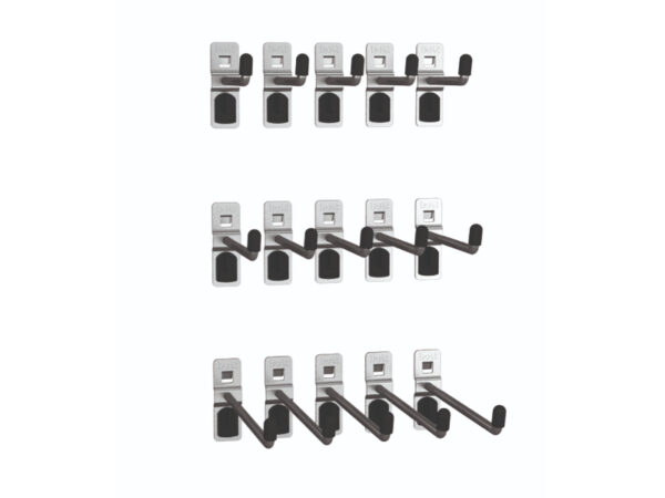 Pegboard Tool Hooks - Perfo Hook Kit 15 Piece. WxDxH: 380X140X140mm Zinc Plated _SKU-14031427