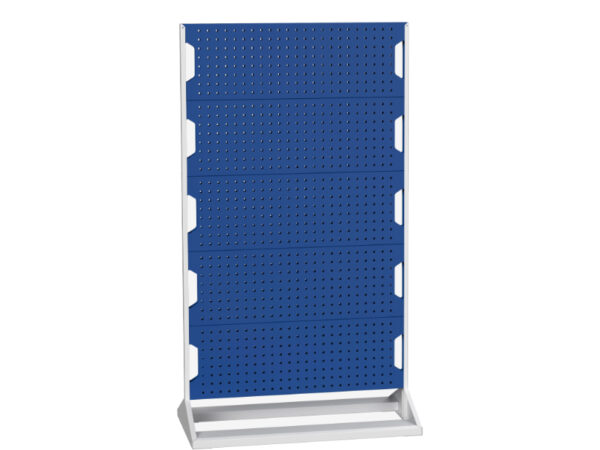Perfo Panel Rack Double Sided with 10 Panels - WxDxH: 1000X550X1775mm Ral 7035/5010 _SKU-16917102.11V