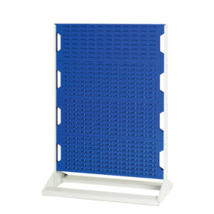 Louvre Panel Rack Double Sided with 8 Panels - WxDxH: 1000X550X1450mm Ral 7035/5010 _SKU-16917121.11V