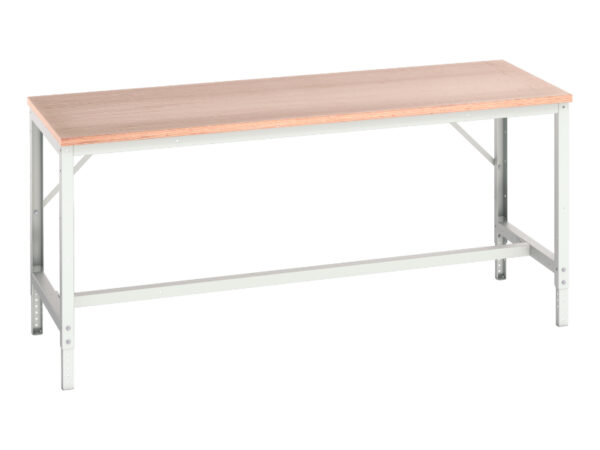 Bott Industrial Bench with Height Adjustment - with Multiplex Worktop. WxDxH: 2000X800X780-930mm Ral 7035 _SKU-16921514.16