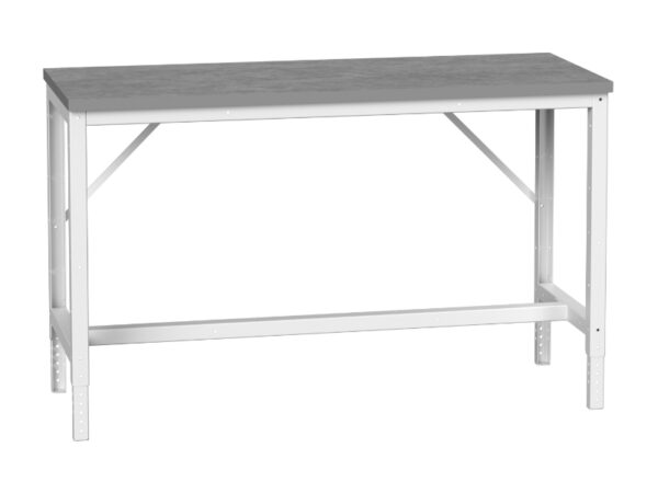 Electric Work Table Top - Verso Adj. Height Framework Bench with Esd Worktop. WxDxH: 1500X600X780-930mm Ral 7035 _SKU-16921520.16