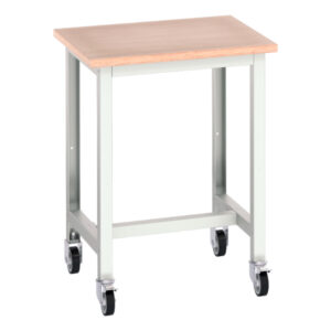 Mobile Work Table - Verso Mobile Workstand with Multiplex Worktop. WxDxH: 700X600X930mm Ral 7035 _SKU-16922100.16