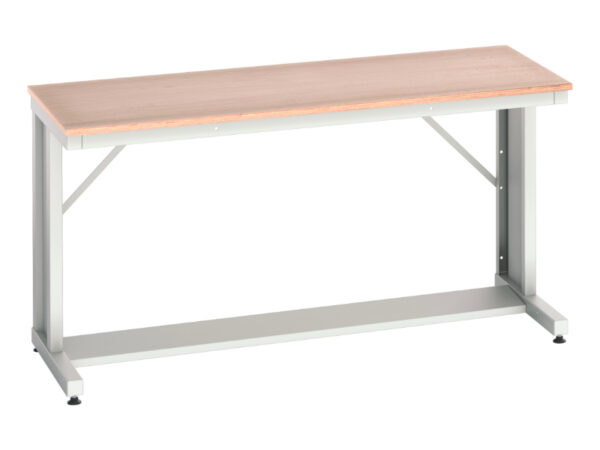 Bott Cantilever Bench - with Multiplex Worktop. WxDxH: 1500X600X780mm Ral 7035 _SKU-16922304.16