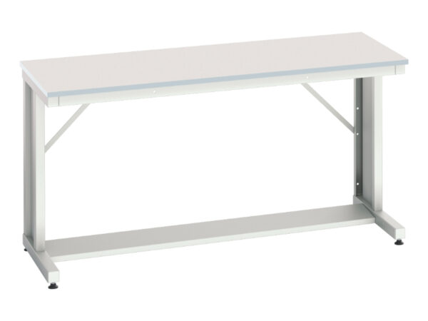 Bott Verso Work Table Worktop - Verso Cantilever Bench with Mfc Worktop. WxDxH: 1500X600X780mm Ral 7035 _SKU-16922305.16