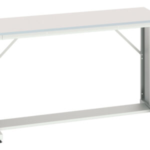 Bott Work Table with Mfc Top - Verso Cantilever Bench with Mfc Worktop. WxDxH: 1500X600X930mm Ral 7035 _SKU-16922307.16