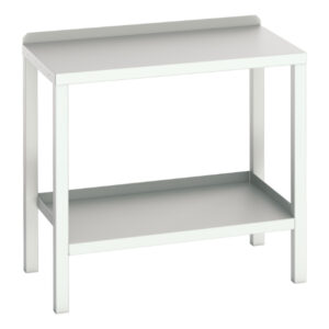 Welded Work Table - Verso Welded Bench with Steel Worktop. WxDxH: 1000X600X910mm Ral 7035 _SKU-16922502.16