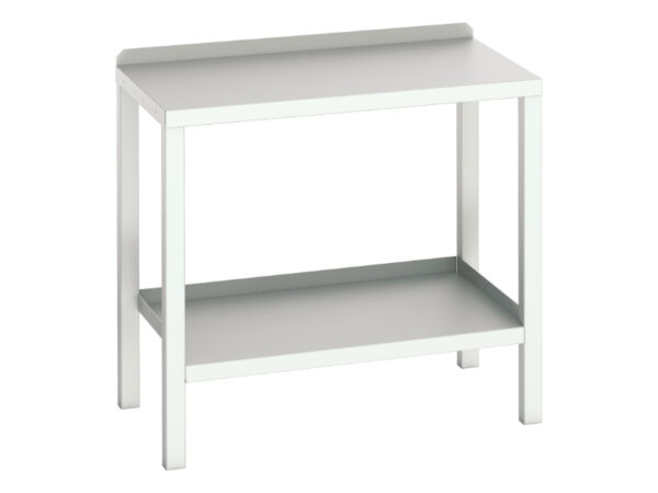 Welded Work Table - Verso Welded Bench with Steel Worktop. WxDxH: 1000X600X910mm Ral 7035 _SKU-16922502.16