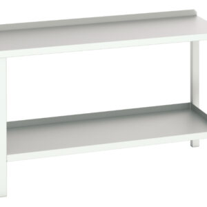 Work Table with Steel Worktop Surface - WxDxH: 1500X600X910mm Ral 7035 _SKU-16922506.16