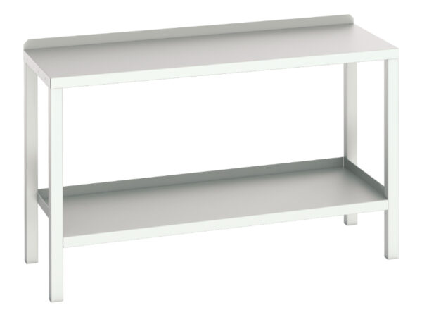 Work Table with Steel Worktop Surface - WxDxH: 1500X600X910mm Ral 7035 _SKU-16922506.16
