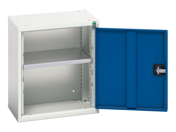 Cheap Metal Storage Cupboards - Verso Wall Cupboard with 1 Shelf. WxDxH: 525X350X600mm Ral 7035/5010 _SKU-16926002.11