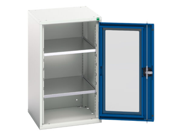 Bott Window Cabinet - Verso Window Door Cupboard with 2 Shelves. WxDxH: 525X550X900mm Ral 7035/5010 _SKU-16926075.11