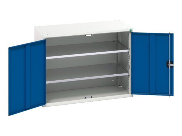 Bott Verso Shelf Cupboard - with 2 Shelves. WxDxH: 1050X550X800mm Ral 7035/5010 _SKU-16926238.11