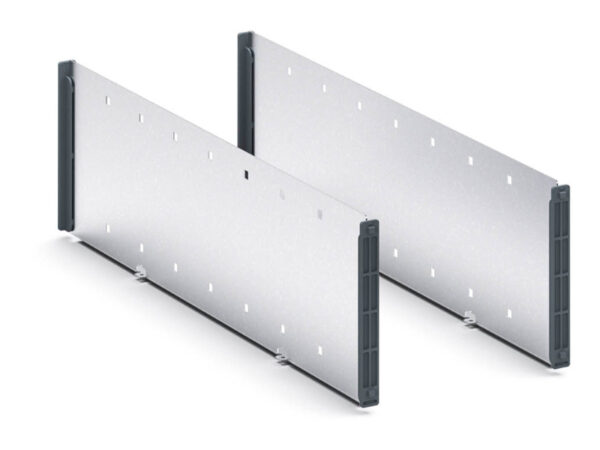 Bott Verso Steel Dividers for Drawers - Verso Adjustable Metal Divider Kit 3 Compartment for Cabinet - WxDxH: 525X550X175mm Galvanised Steel _SKU-16926801.51