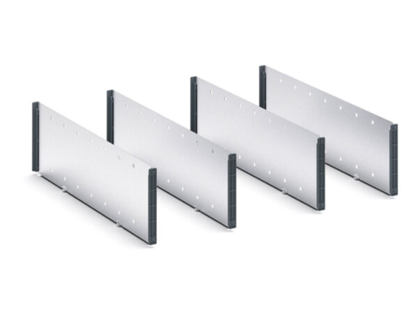 Verso Adjustable Metal Divider Kit - 5 Compartment for Cabinet -WxDxH: 800X550X175mm Galvanised Steel _SKU-16926821.51