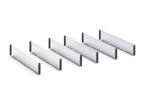 Verso Adjustable Metal Divider Kit 7 Compartment for Cabinet - WxDxH: 1050X550X100/125mm Galvanised Steel _SKU-16926840.51