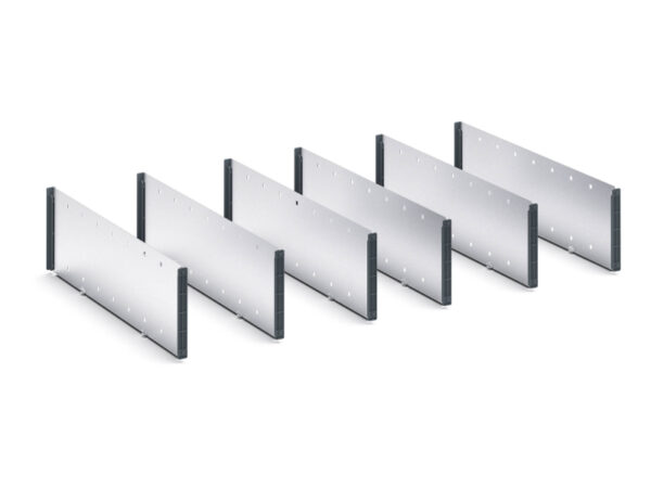 Verso Adjustable Metal Divider Kit 7 Compartment for Cabinet - WxDxH: 1050X550X175mm Galvanised Steel _SKU-16926841.51