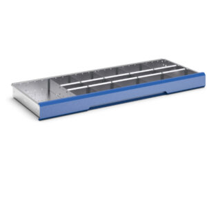 Verso Adjustable Metal Divider Kit 16 Compartment for Cabinet - WxDxH: 1300X550X100/125mm Galvanised Steel _SKU-16926862.51