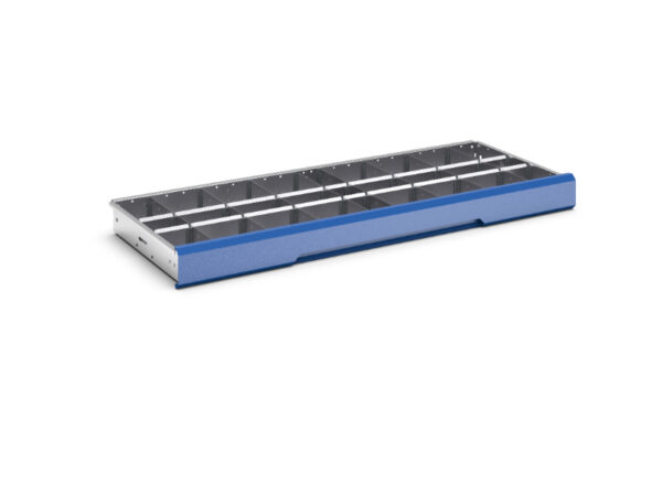 Verso Adjustable Metal Divider Kit 27 Compartment for Cabinet - WxDxH: 1300X550X100/125mm Galvanised Steel _SKU-16926864.51